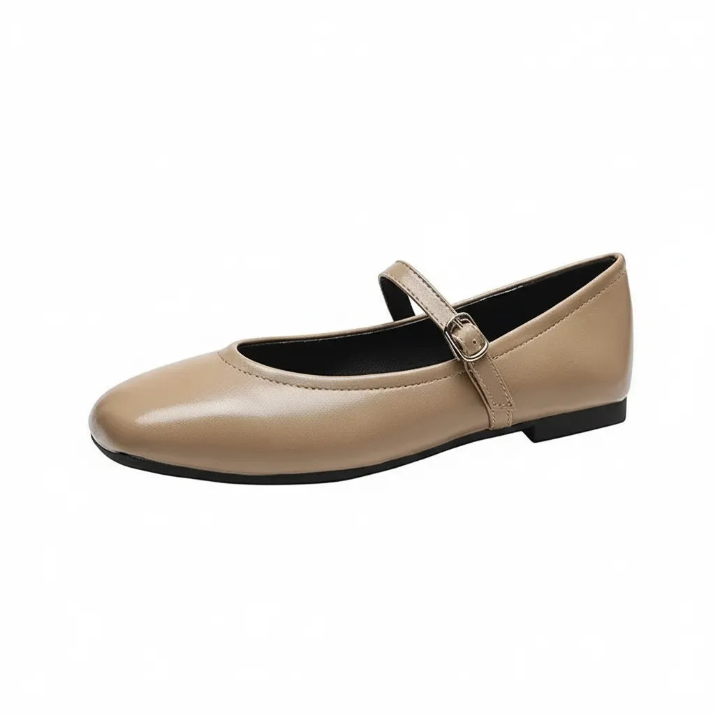 Ballerine Old Money Marron - old money style