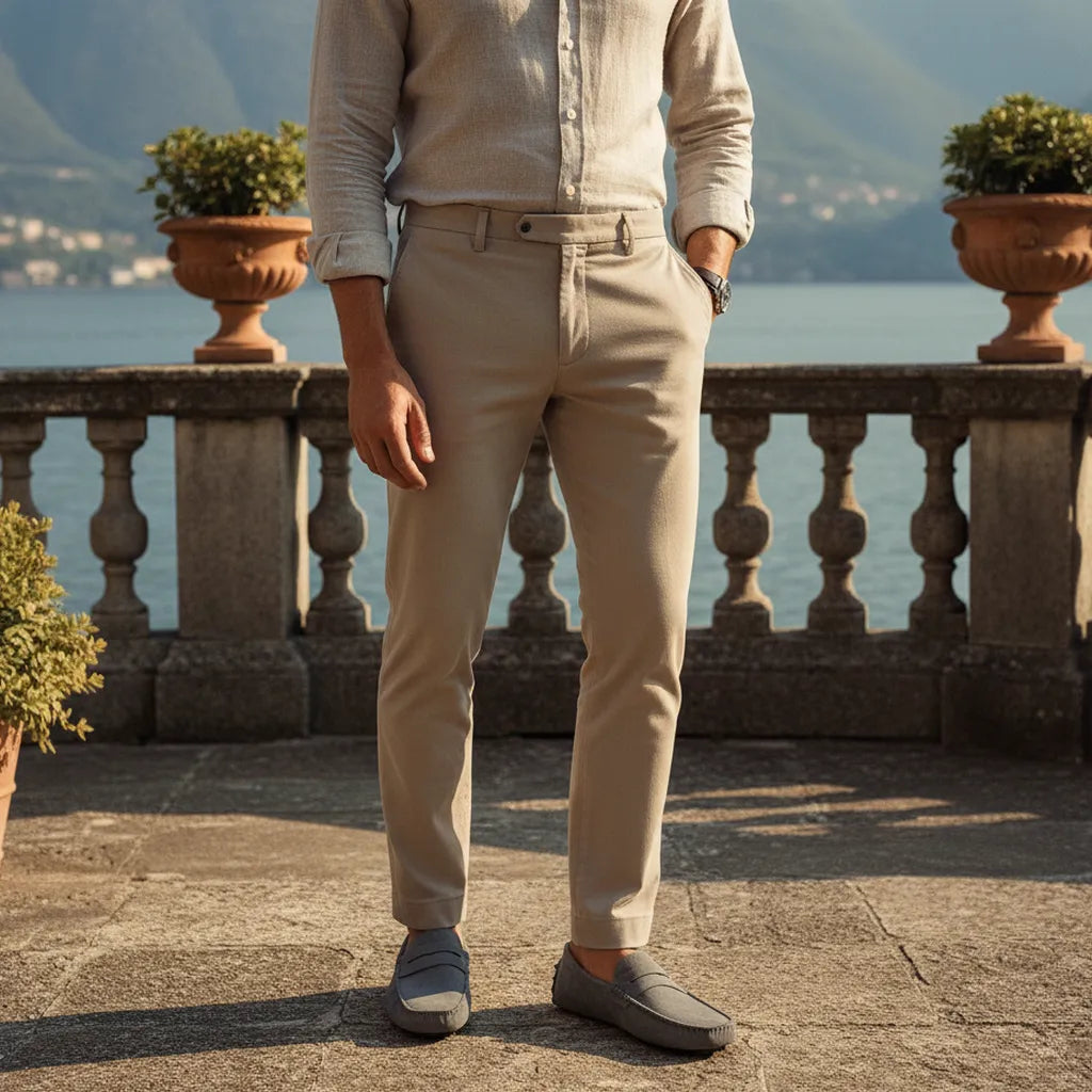 Mocassin en Daim Homme - old money style
